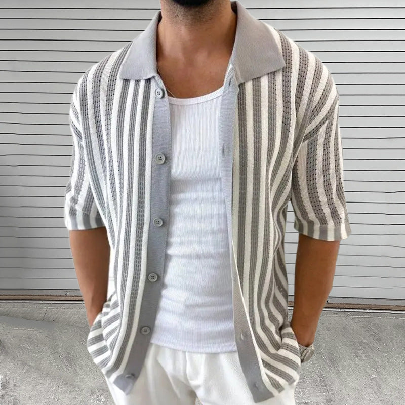 Berlin Knitted Button Down