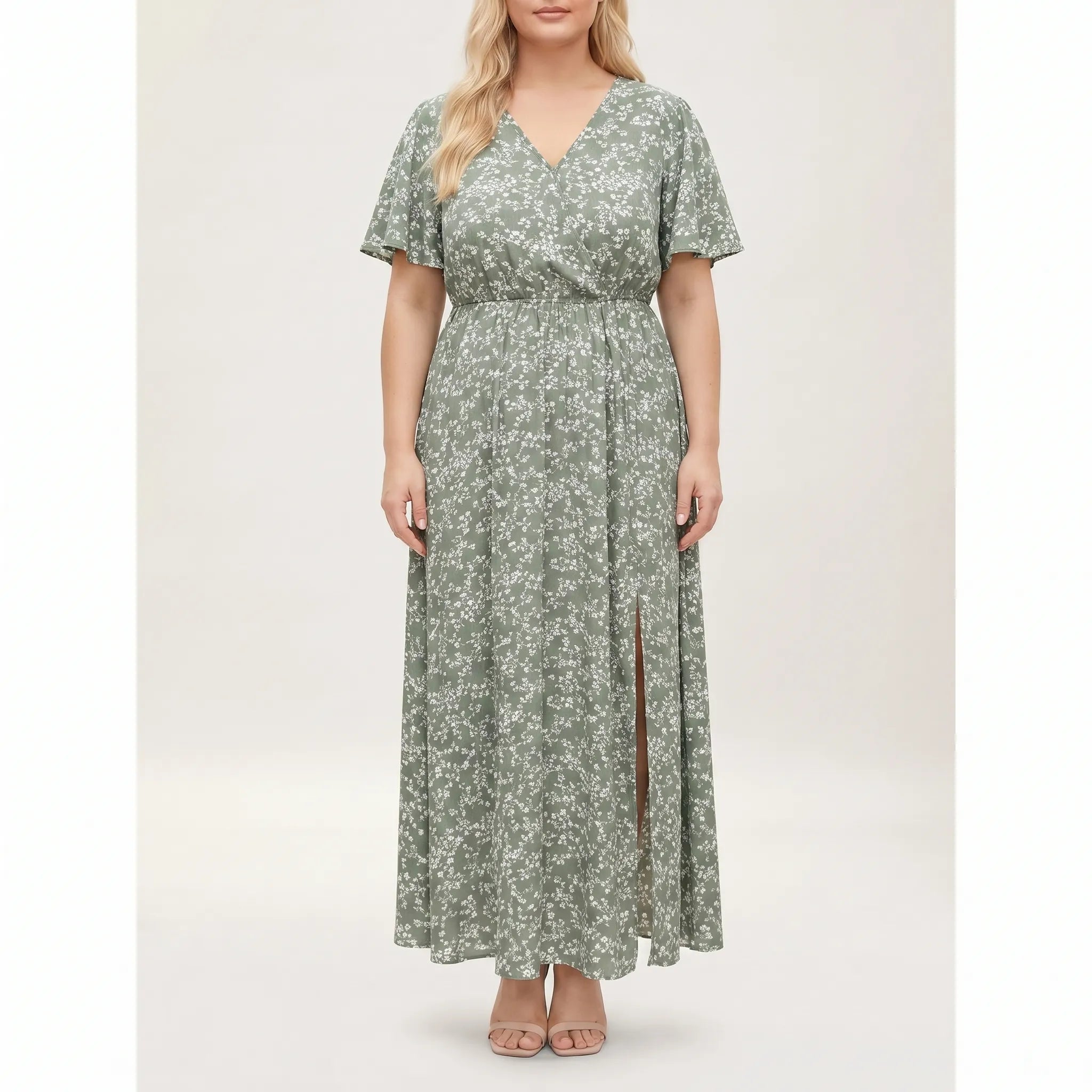 Bellevue V-Neck Floral Maxi Dress