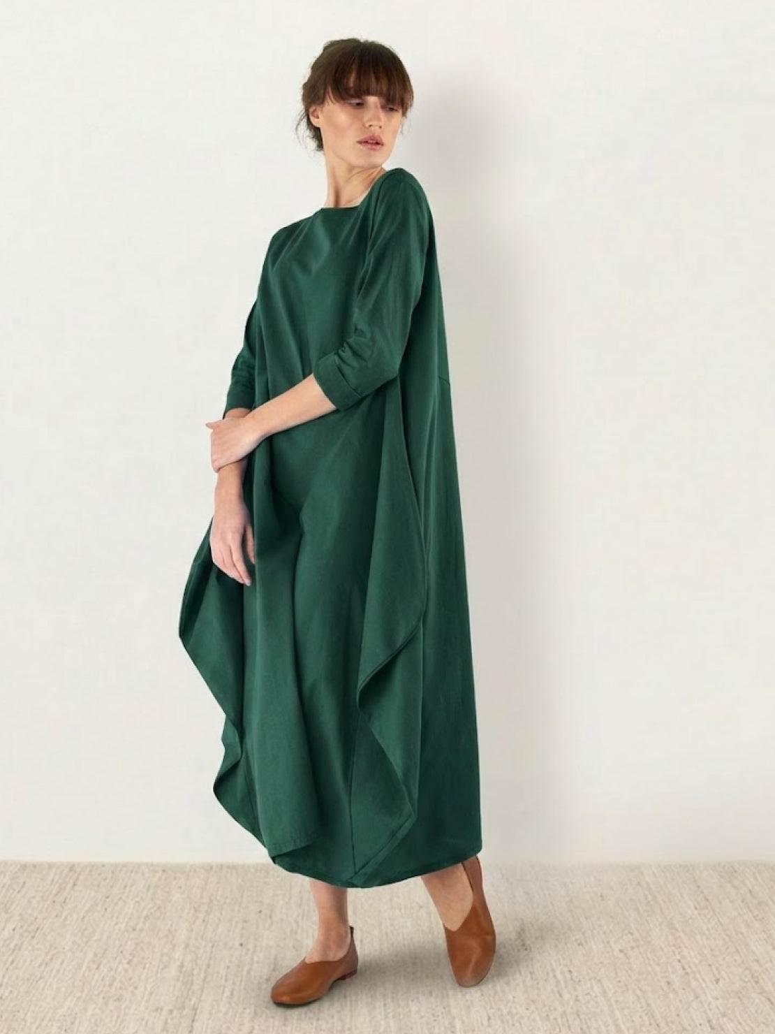 Bellwood Oversized 3/4 Sleeve Maxi Dress
