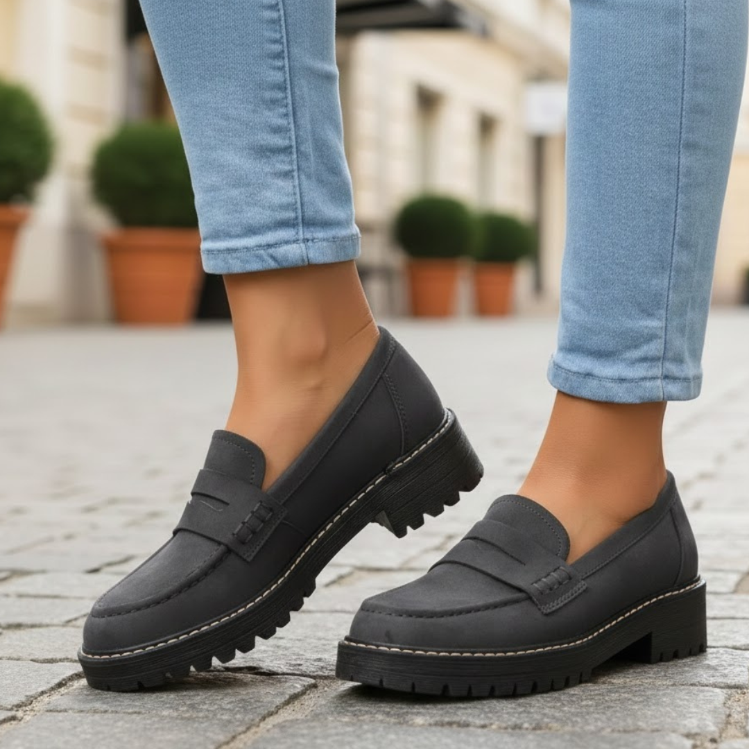 Dalton Orthopedic Slip-On Loafers Cushioned Insole
