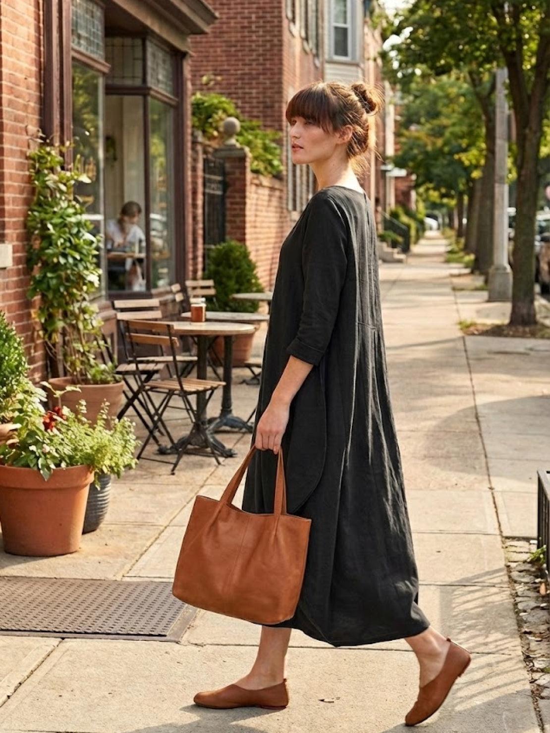 Bellwood Oversized 3/4 Sleeve Maxi Dress