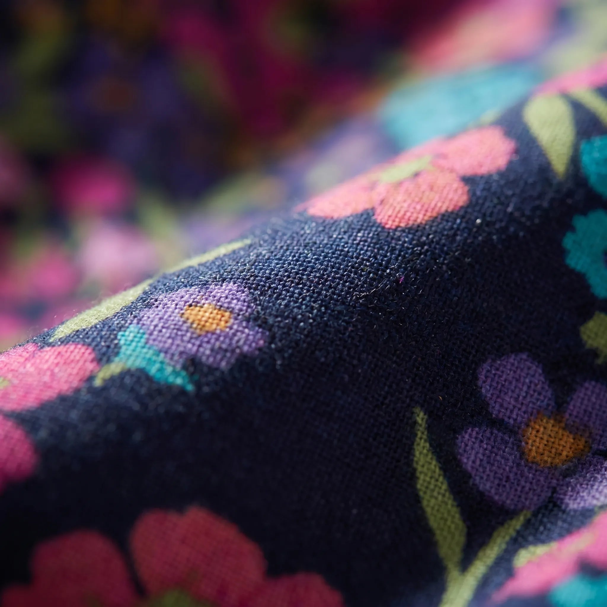 Celestia Floral Print Shirred Midi Dress