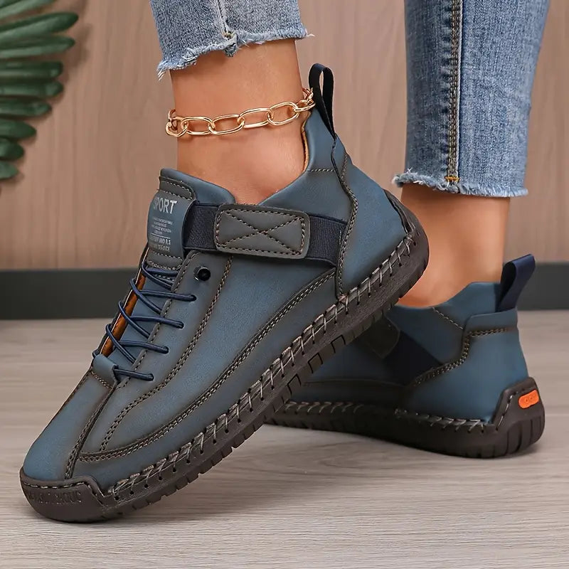 Ridley Orthopedic Slip-On Sneakers Wide Fit Leather