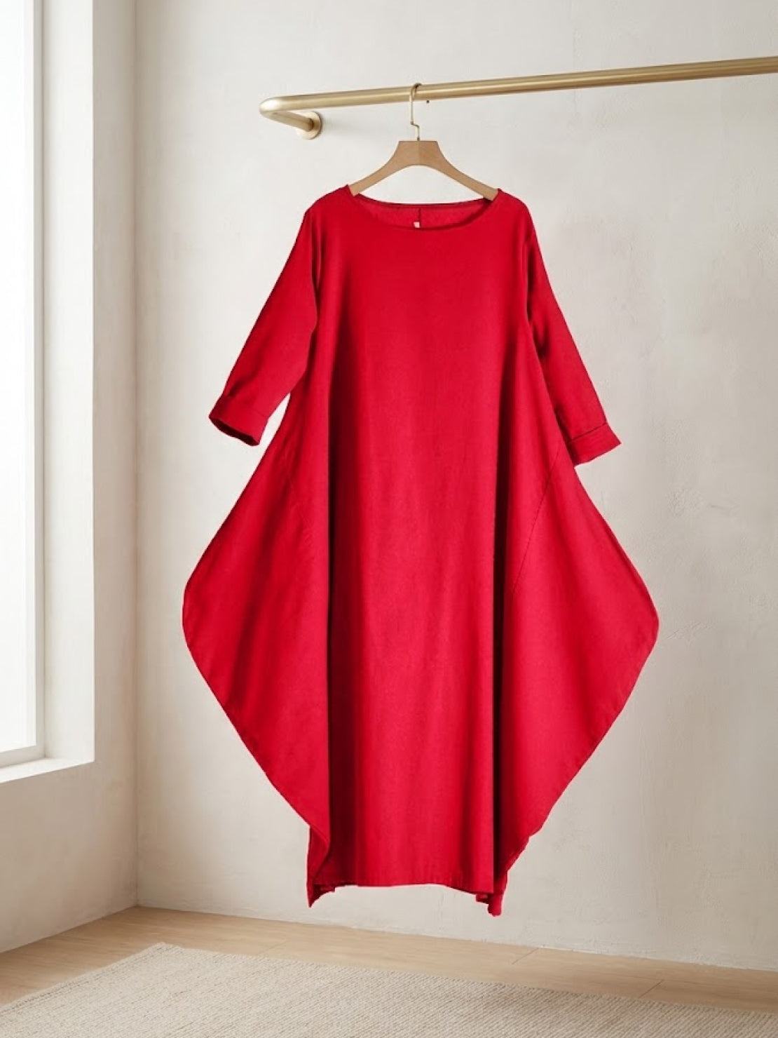 Bellwood Oversized 3/4 Sleeve Maxi Dress