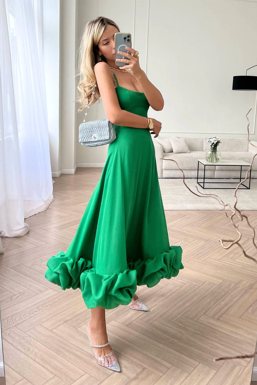 Celestine Sleeveless Black Maxi Evening Dress