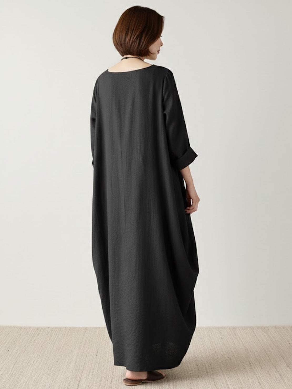 Bellwood Oversized 3/4 Sleeve Maxi Dress