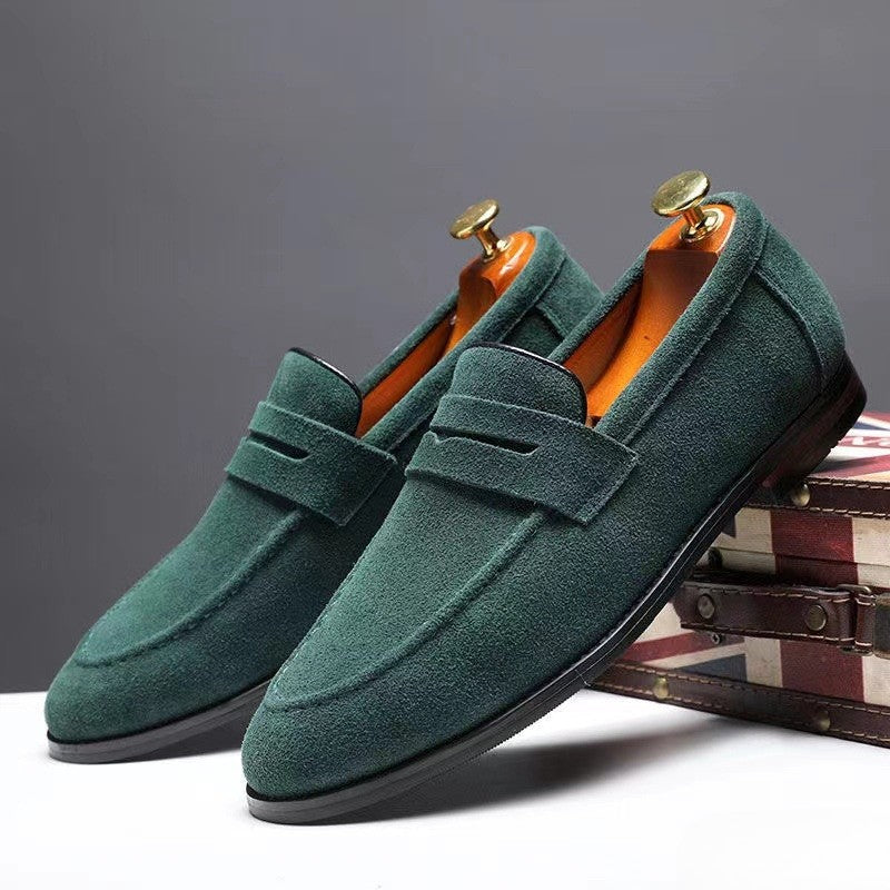 Vincenzo Suede Loafers