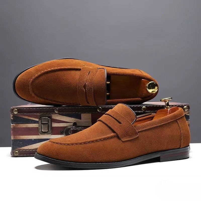 Vincenzo Suede Loafers
