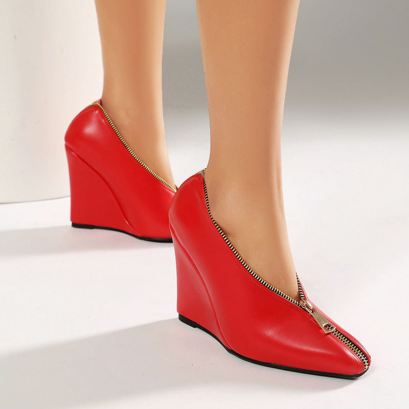 Monaco Zipper Heels