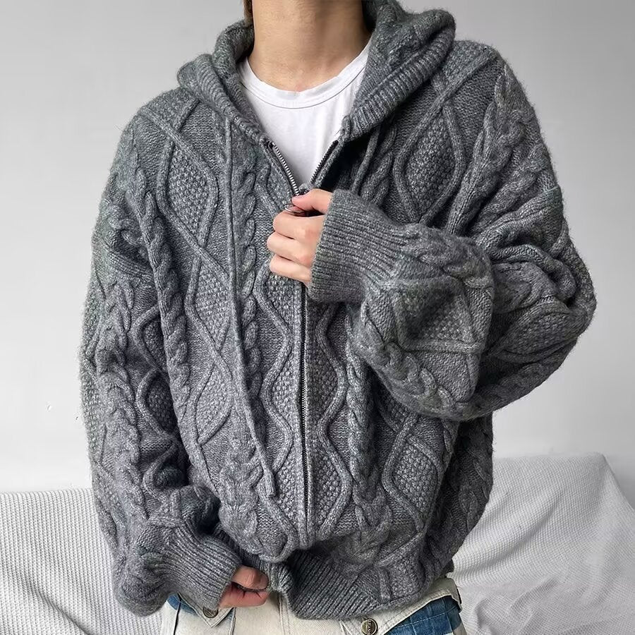 Aspen Cable Knitted Hoodie