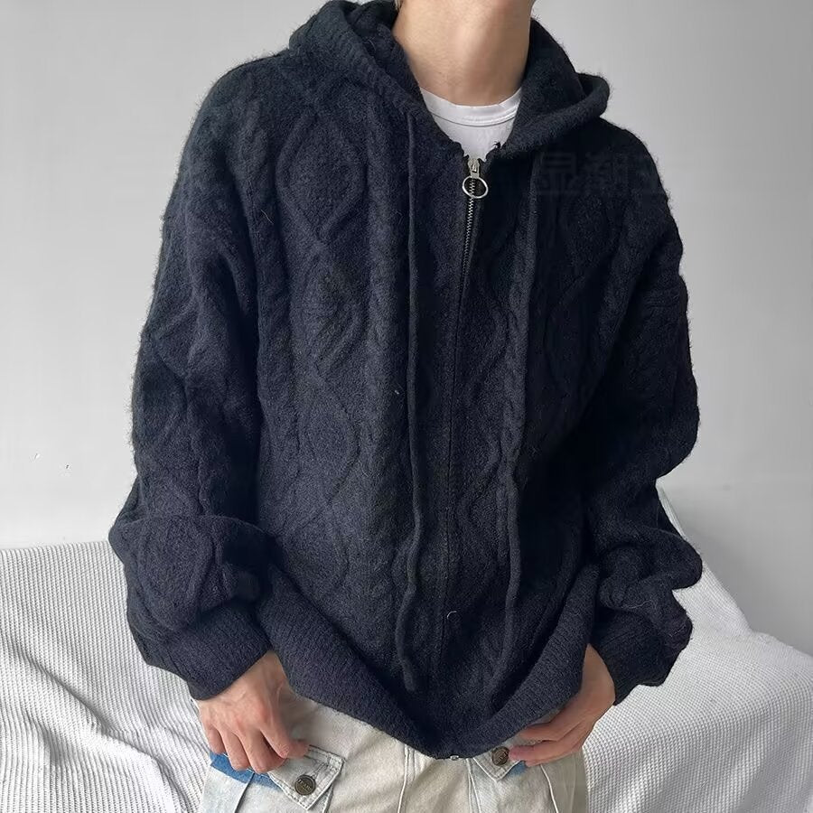 Aspen Cable Knitted Hoodie