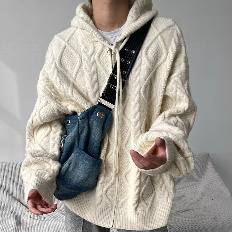 Aspen Cable Knitted Hoodie