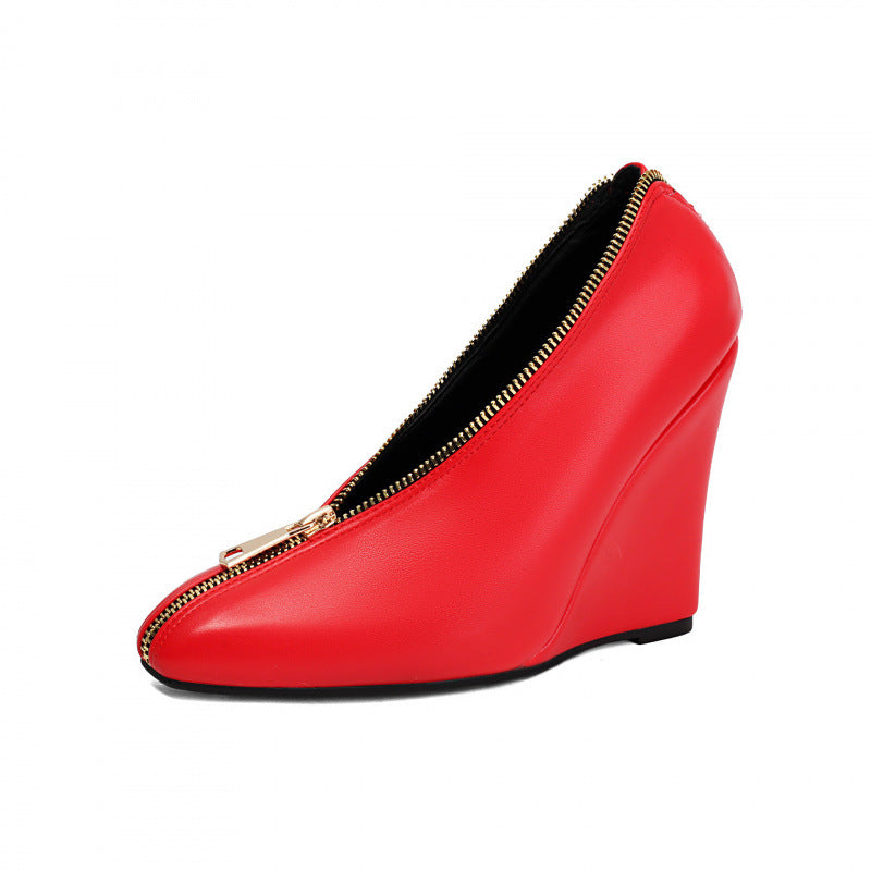 Monaco Zipper Heels