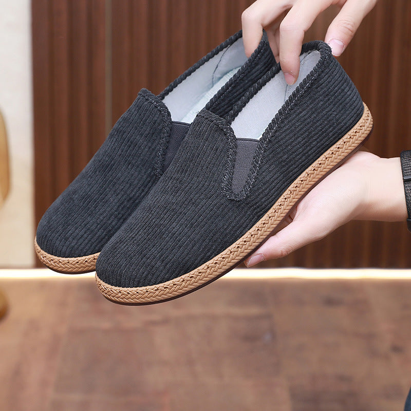 Victoria Corduroy Slip-Ons