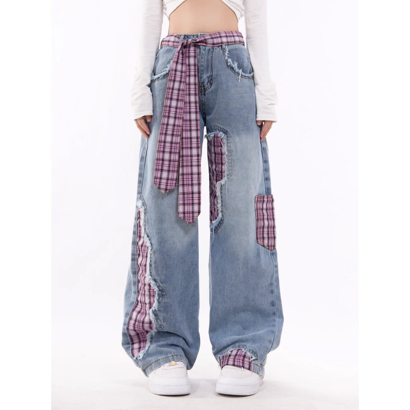 Amethyst Distressed Jeans