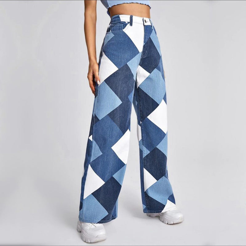 Verona Checkered Jeans