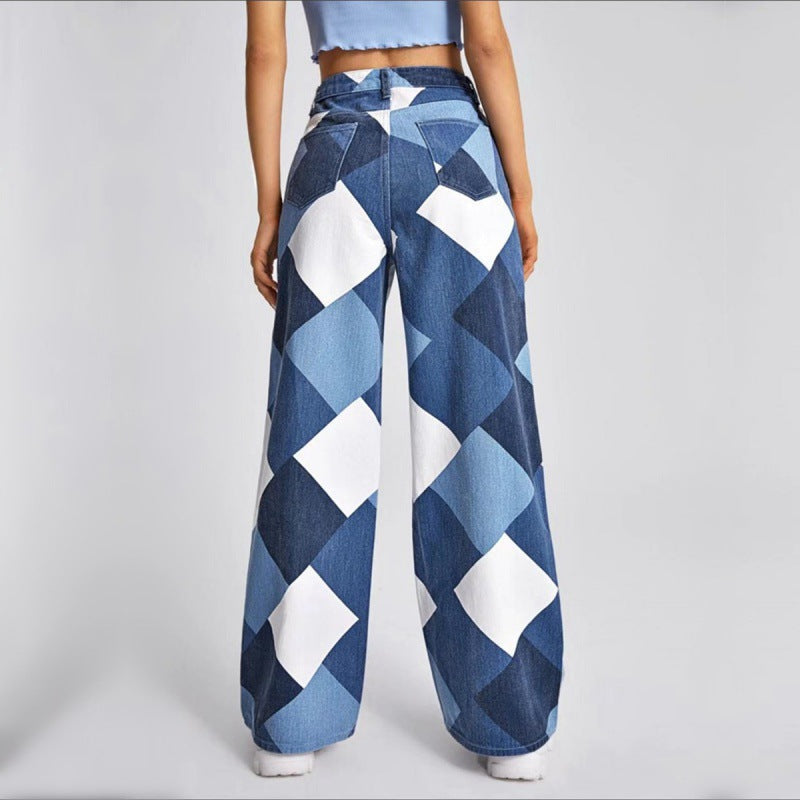 Verona Checkered Jeans