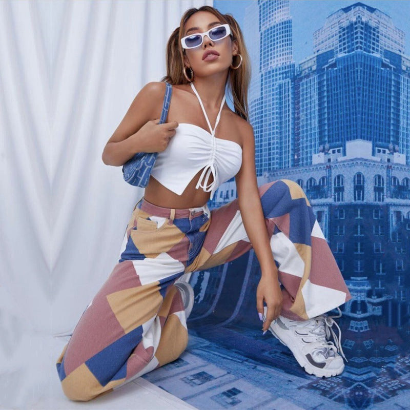 Verona Checkered Jeans