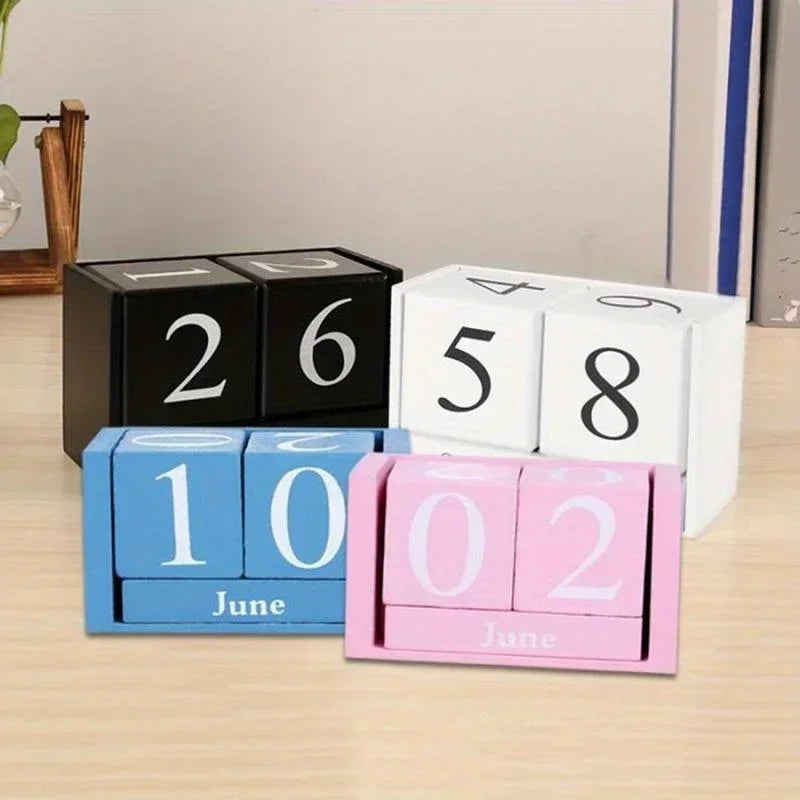 Wooden Calendar Cubes