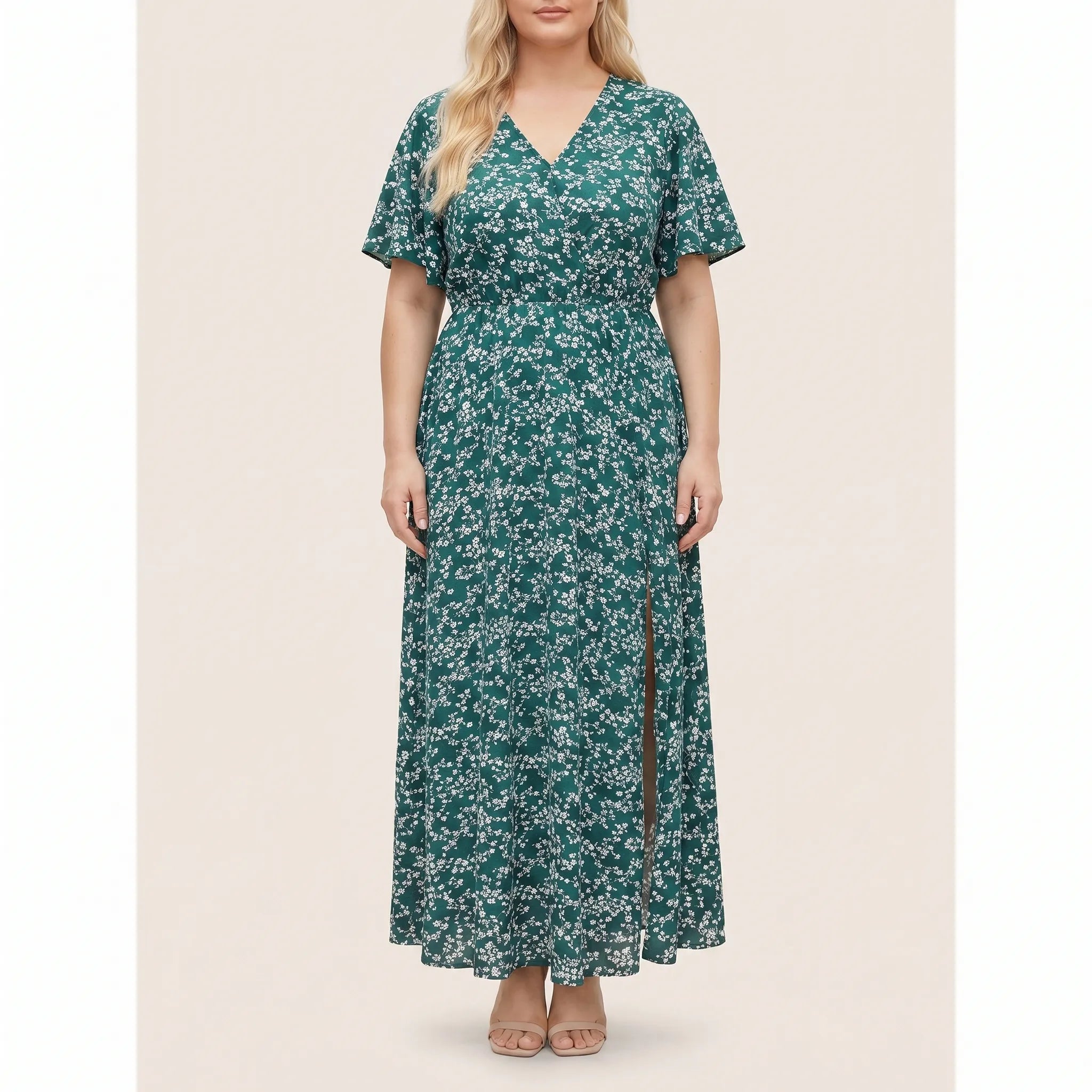 Bellevue V-Neck Floral Maxi Dress