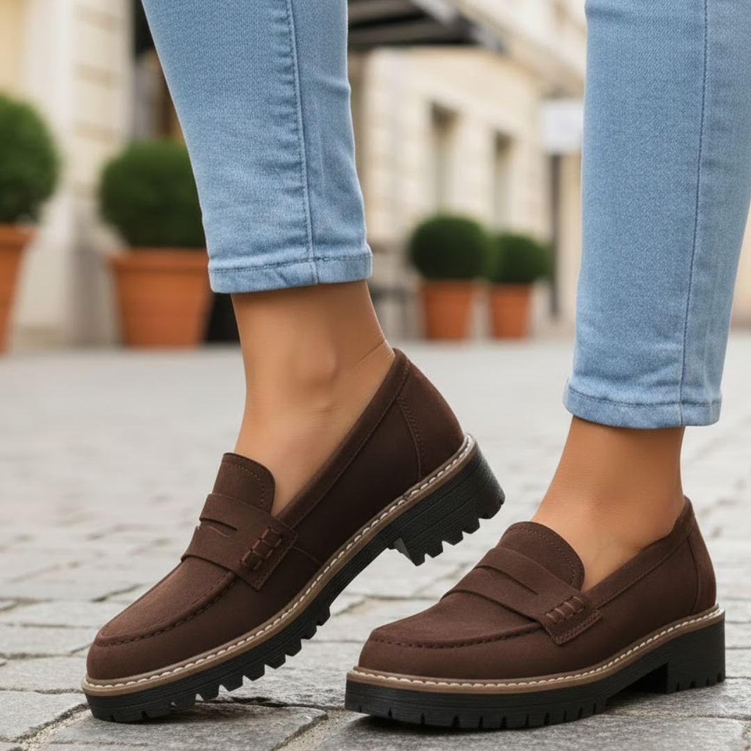Dalton Orthopedic Slip-On Loafers Cushioned Insole