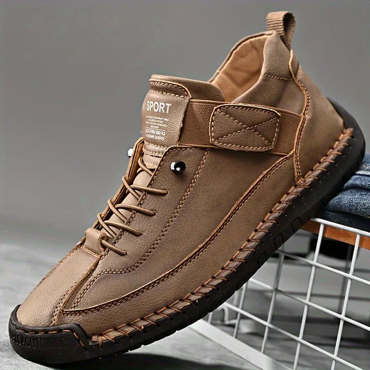 Ridley Orthopedic Slip-On Sneakers Wide Fit Leather