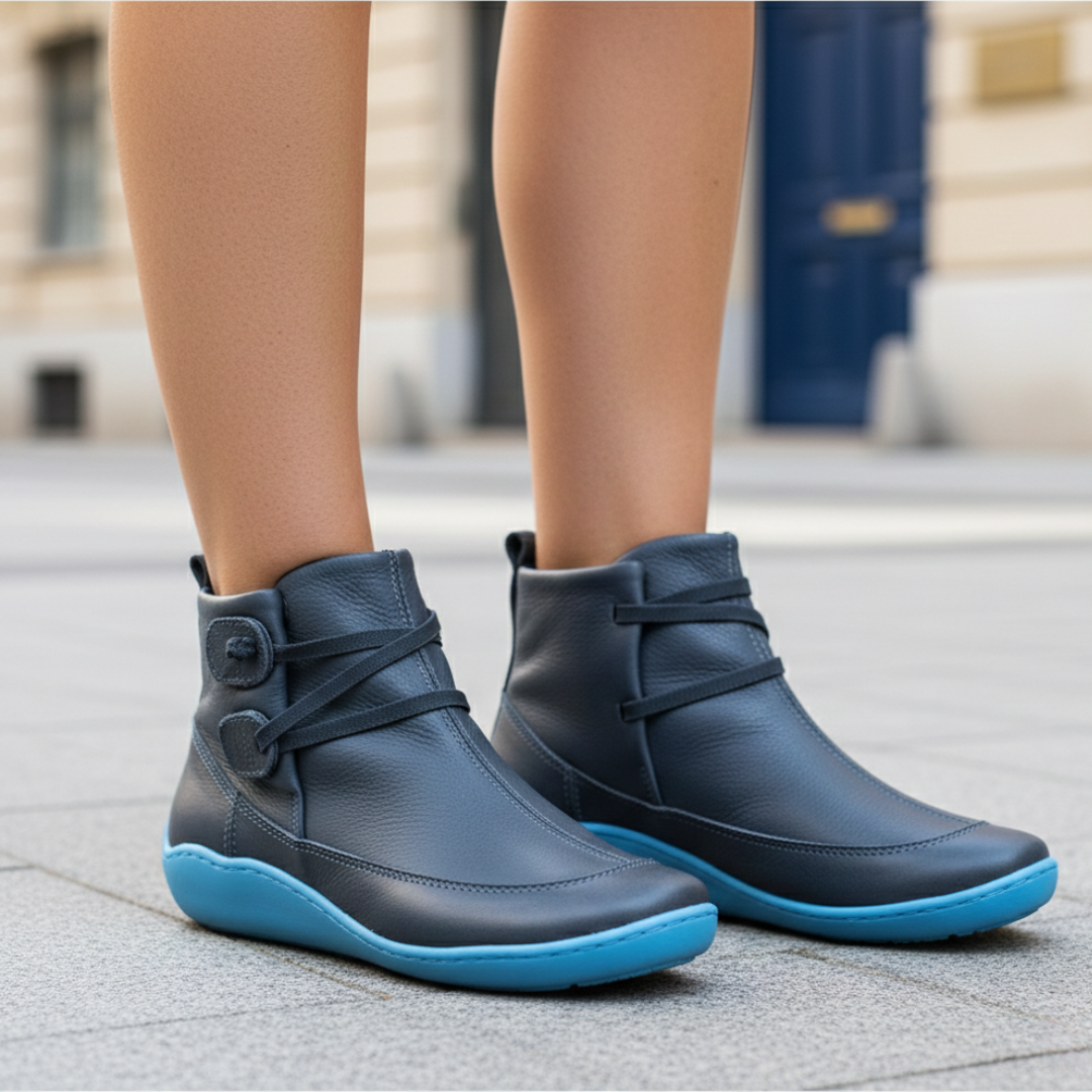 Novara Orthopedic Faux Leather Slip-On Shoes