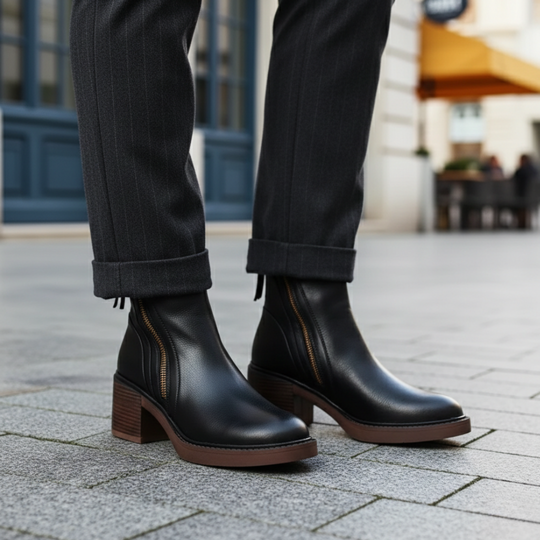 Carlisle Orthopedic Faux Leather Boots