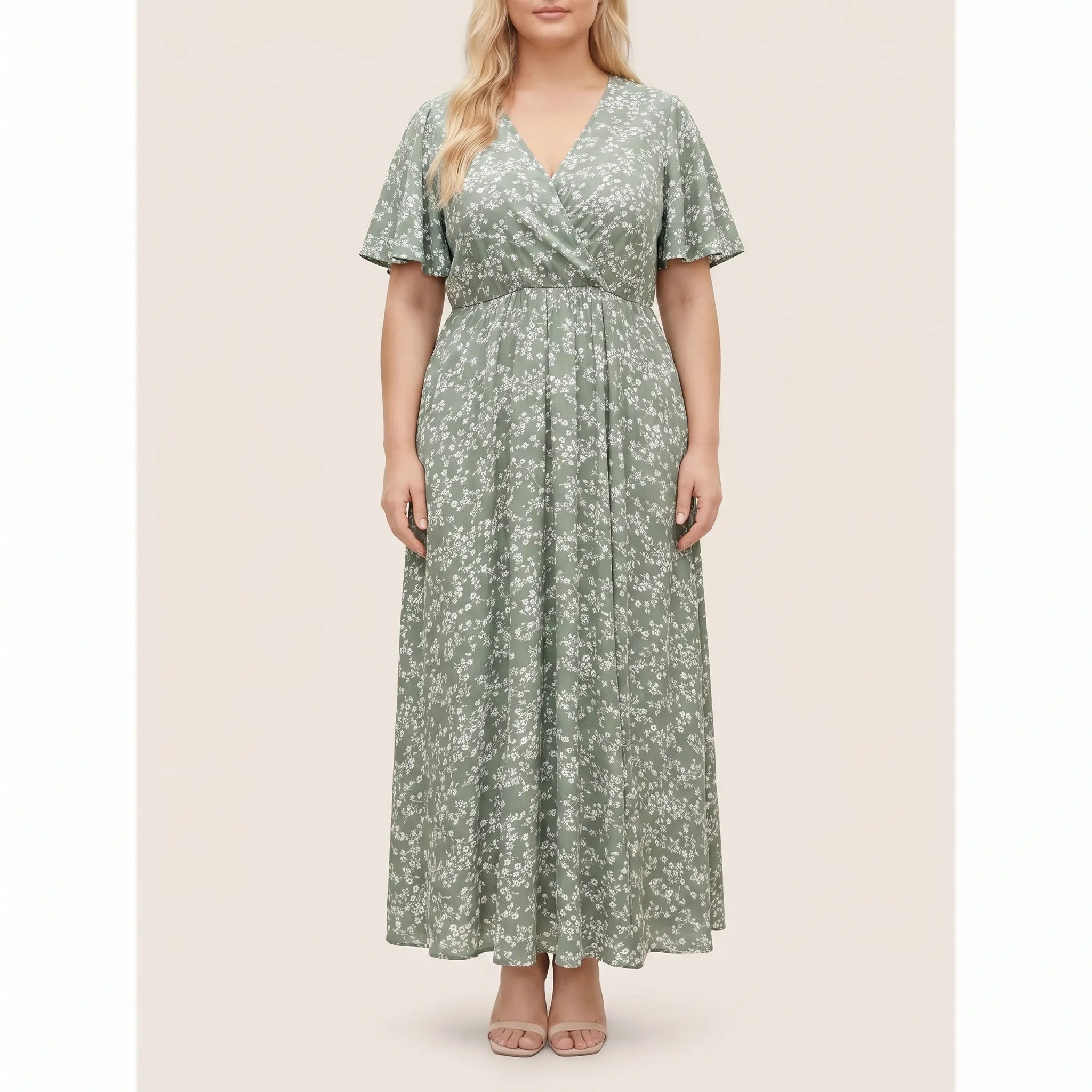 Bellevue V-Neck Floral Maxi Dress
