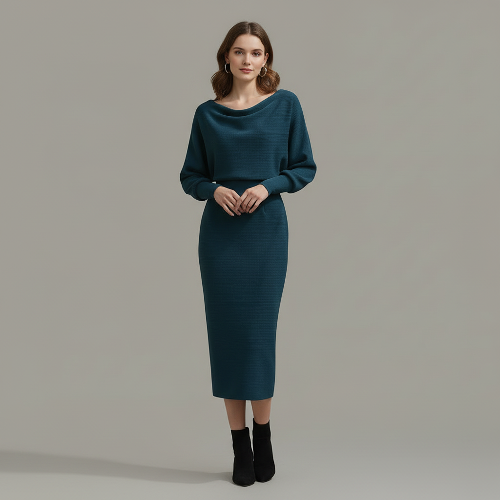 Bellamy Long Sleeve Midi Dress