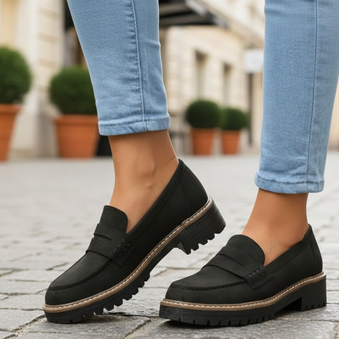 Dalton Orthopedic Slip-On Loafers Cushioned Insole