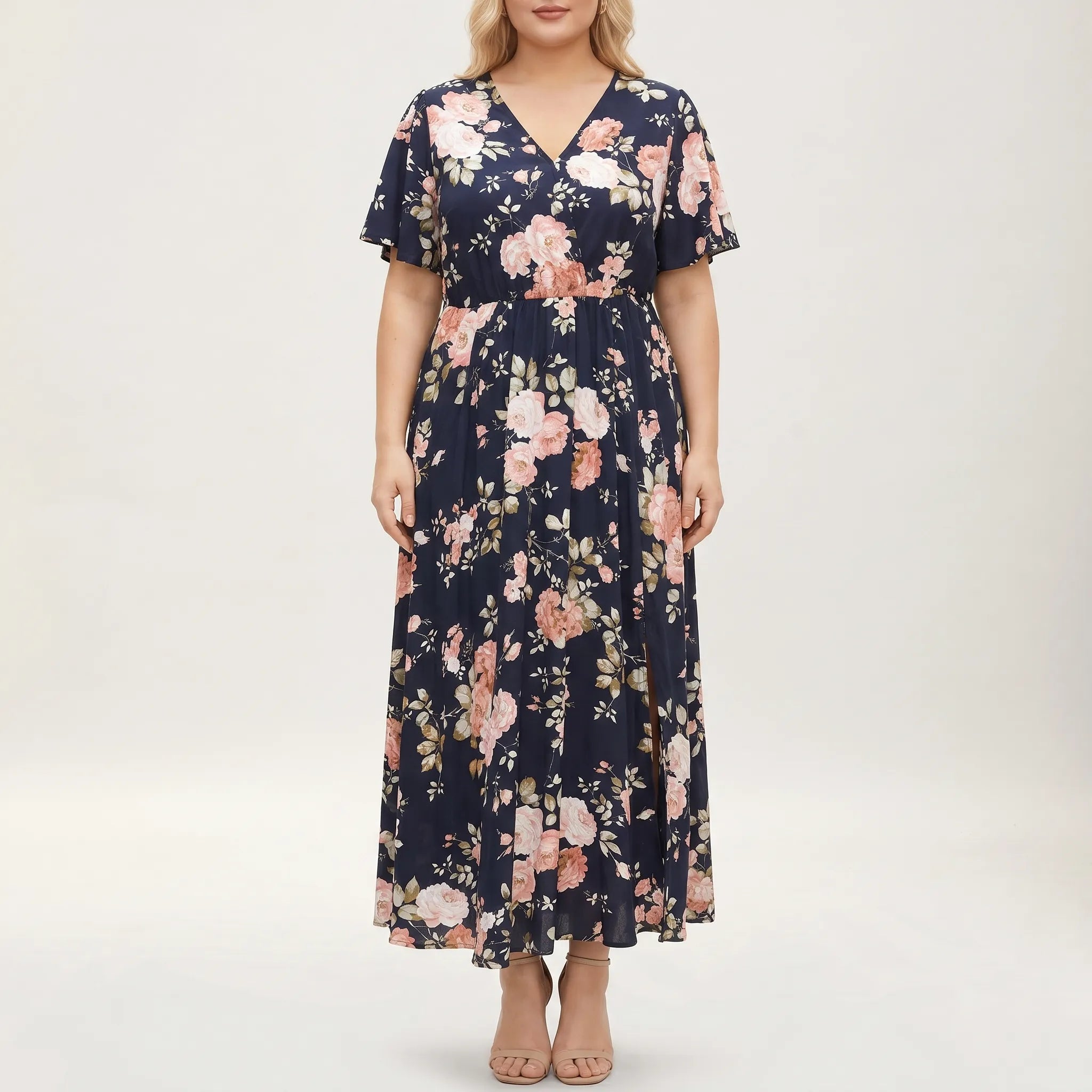 Bellevue V-Neck Floral Maxi Dress