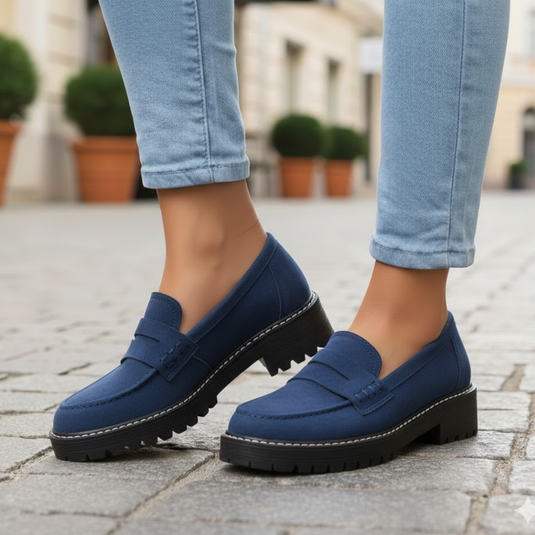 Dalton Orthopedic Slip-On Loafers Cushioned Insole
